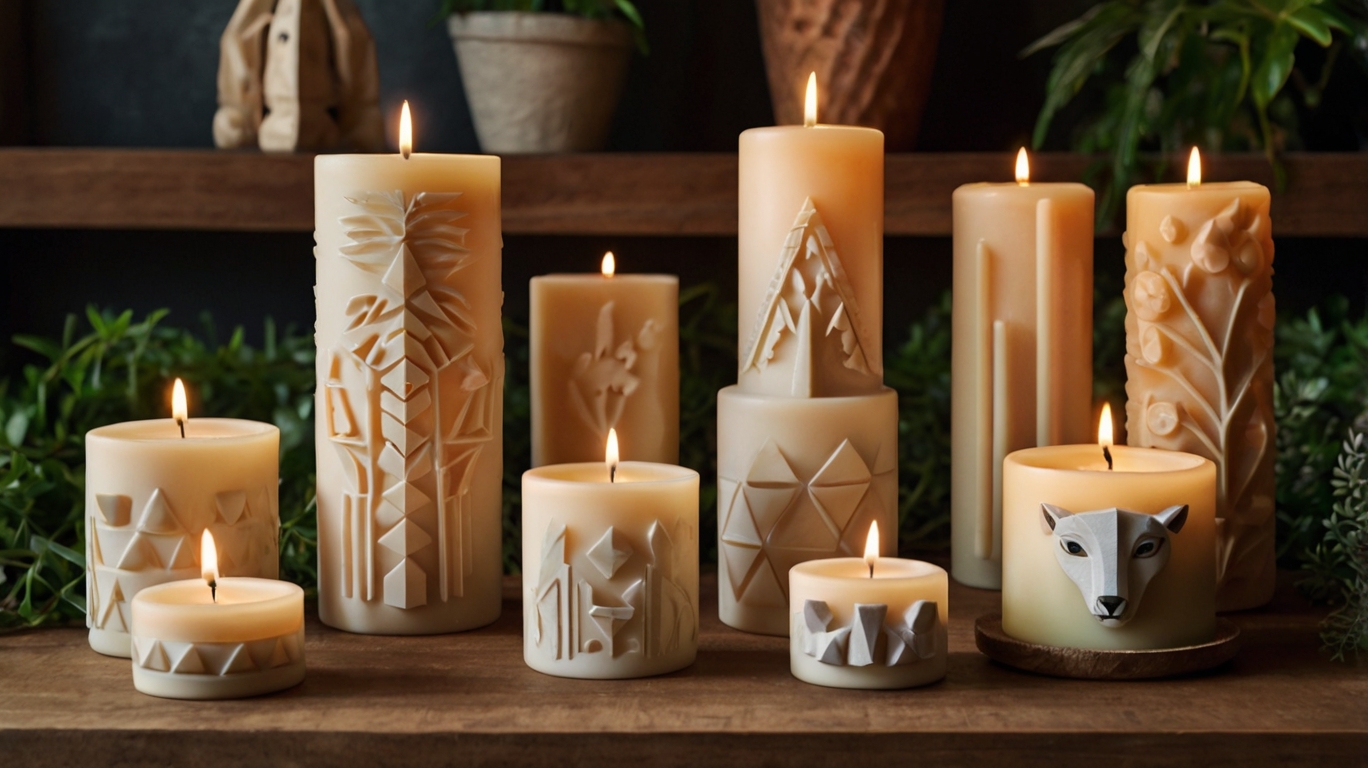 формовые свечи из соевого воска